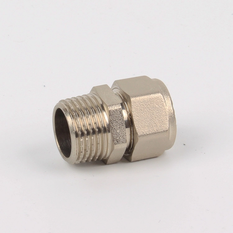 Factory Price Brass Compression Male Thread Coupling