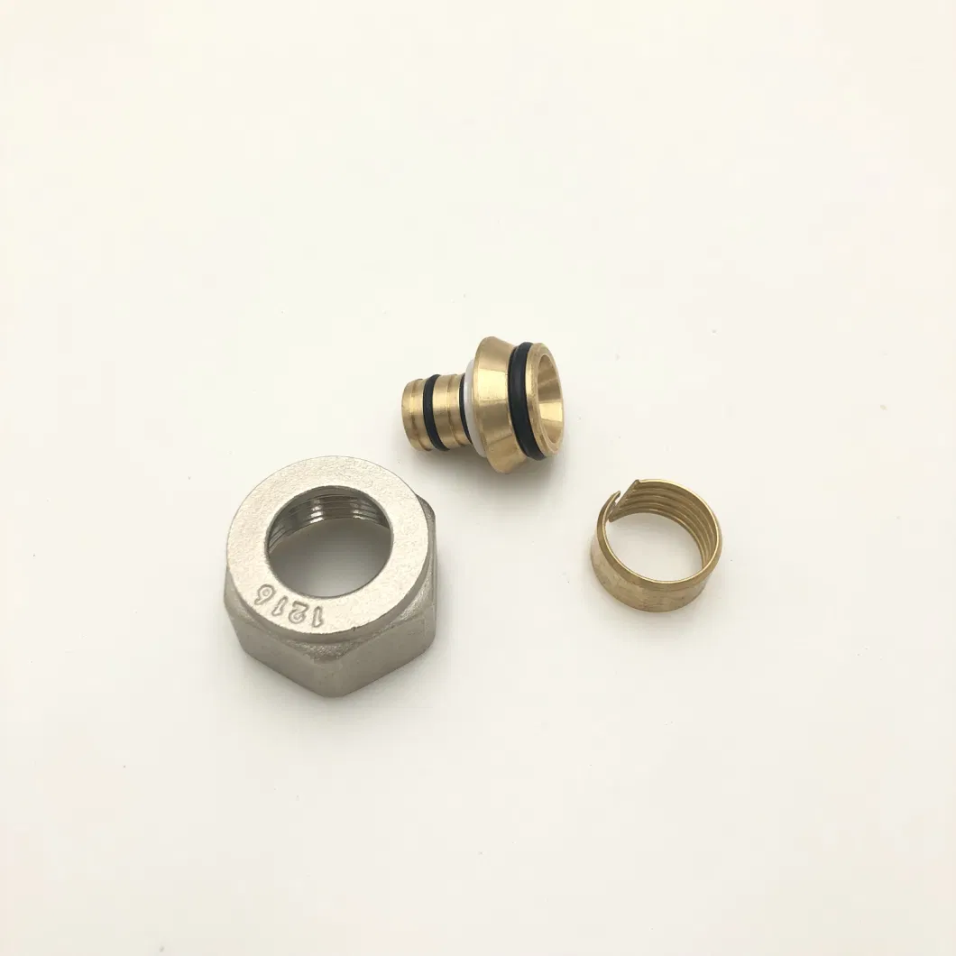 Brass Elbow Tee Straight Pex Pipe Compression Fitting