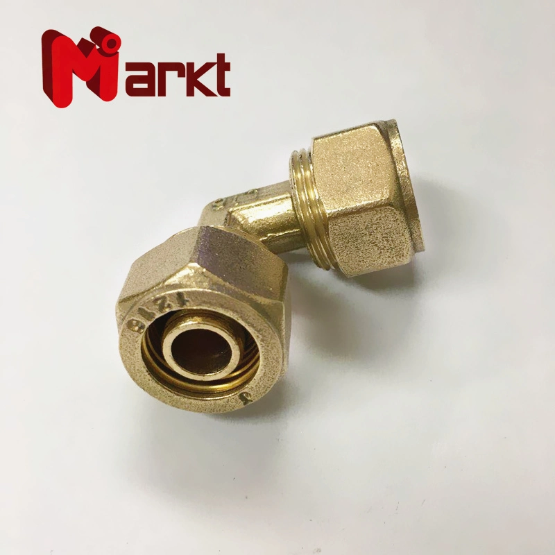 Brass Elbow Tee Straight Pex Pipe Compression Fitting