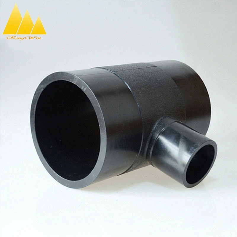 Butt Fusion HDPE Pipe Fittings Fit Pn16 Tube HDPE Drain Price Pipe Water Supply Equal Tee