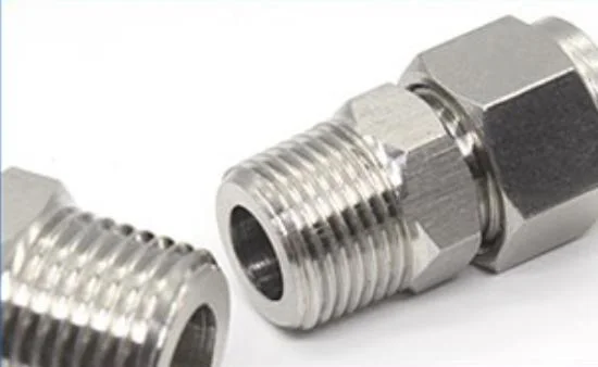 Tkt-PC Straight Brass Bite Type Compression Hydraulic Ferrule Connector