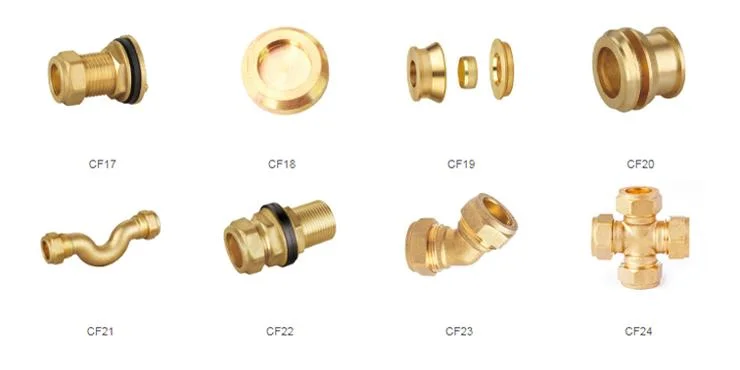 Wras Approved Brass Compression Fittings Brass Olives for Copper Pipe