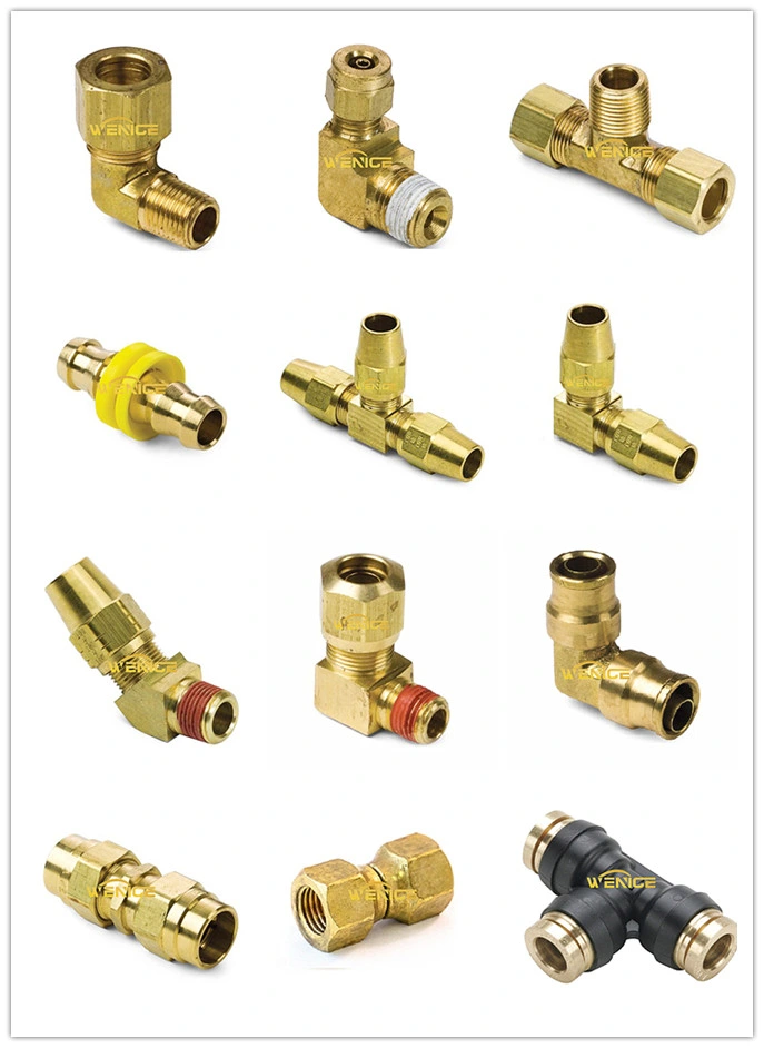 Brass Compression Male Union with High Quality Brass Compression Union