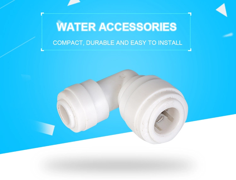 Quick Fitting Water System Fittings Push Fit Connector for RO Water System Quick Connect Fittings Elbow Joint
