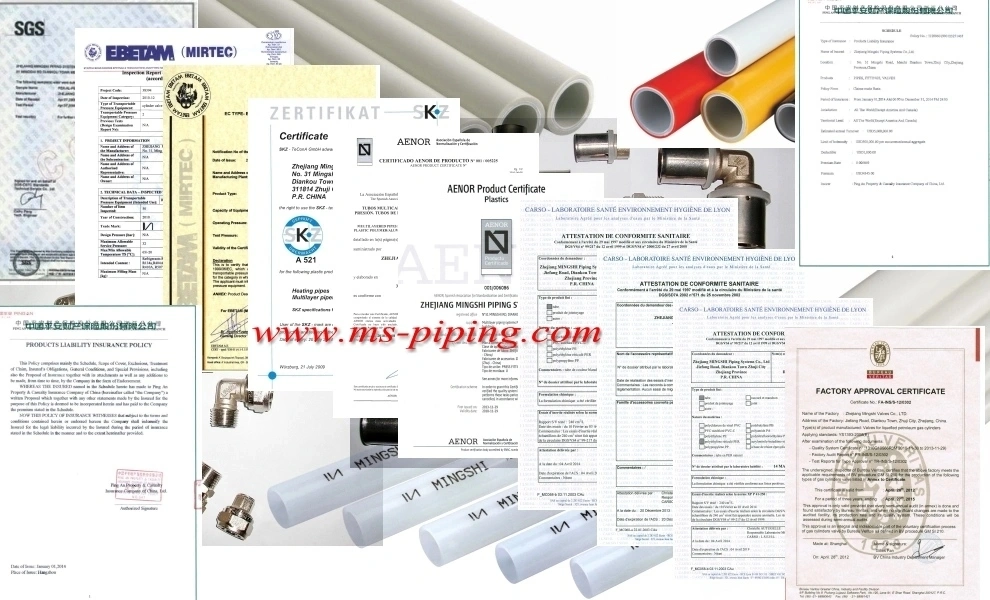 Press Fittings /Pipe Fittings/Plumbing Pipes/Water Pipes/Gas Pipes/Coupling/ Copper Fittings for Pex Pipe with CE/Acs/Watermark/Cstb/Aenor Certificate