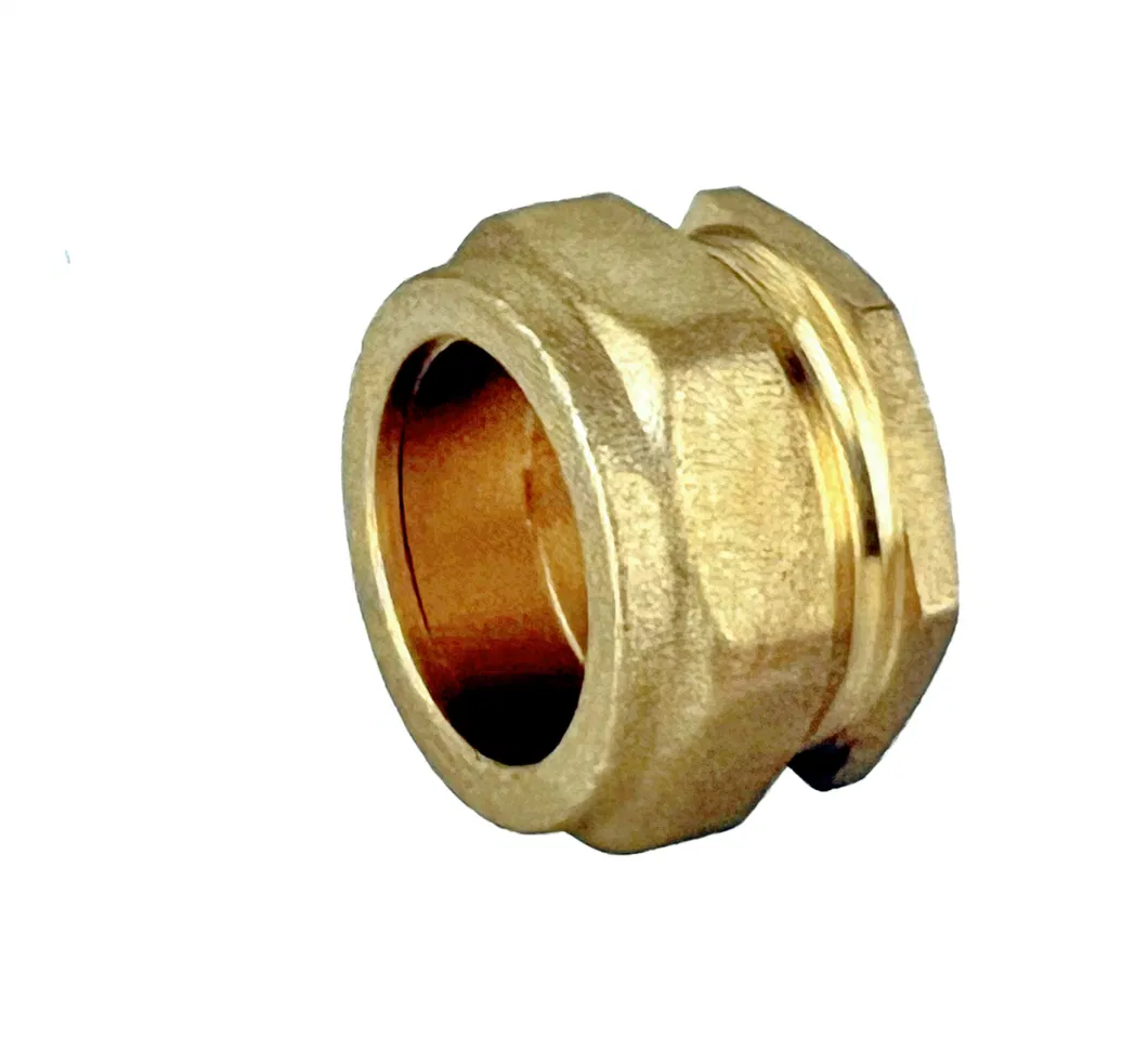 Brass Male Coupling Plumbing Pipe Fittings Brass Screw Compression Fittings for Copper Pipe