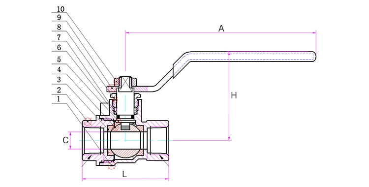 OEM/ODM Forged Full Port NPT 600wog 1/2-4 Inch Shut off Brass Ball Valve Price Stainless Steel Bronze Butterfly Gate Stop Globe Valve China Manufacturer