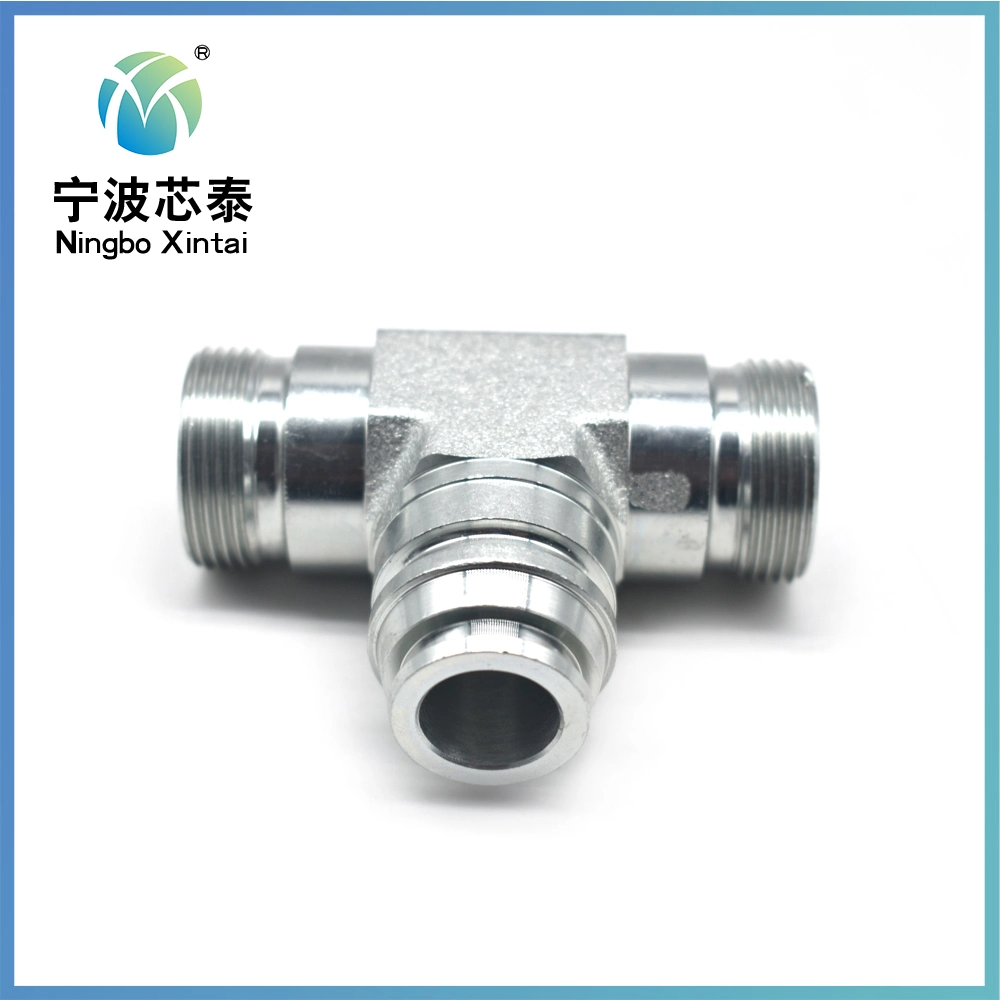 Carbon Steel Pipe Fitting Hydraulic Tube Fitting Tee Compression Fitting OEM ODM Ningbo Fitting Tube Adapter NPT Brass Adapter Fittings NPT