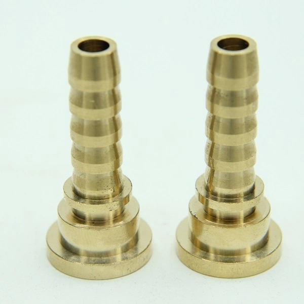 Brass Hose Fitting Copper Brass Tube Plumbing Hose Compression Pipe Fitting Pipe Adapter Brass Hose Barb Fitting