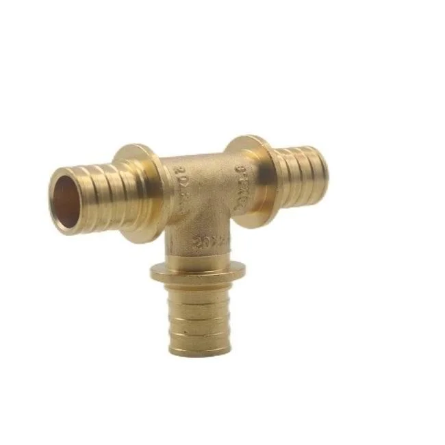 16mm Tee Cw617n Brass Plumbing Fittings Pex Pipe Tee Fittings