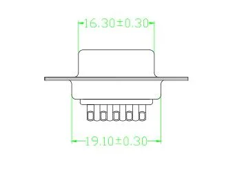 Connector Solution Standard Type OEM Service 9 POS D-SUB