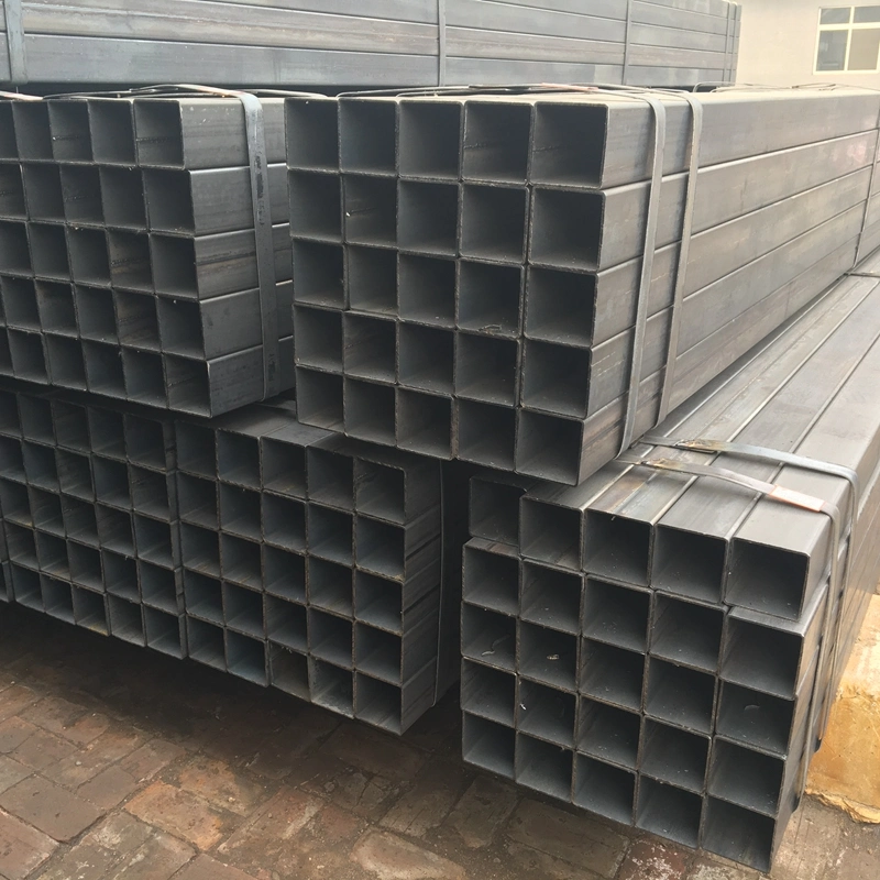 Factory Main Product Black Square Tiny Square Steel Tube, Steel 304 Tube Square Hollow Pipe Galvanized Steel