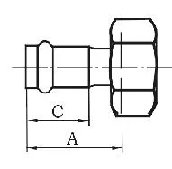 Brass Male &amp; Female Thread Brass Fitting Union Connector Ss 304, 316 Compression Pipe Fittings