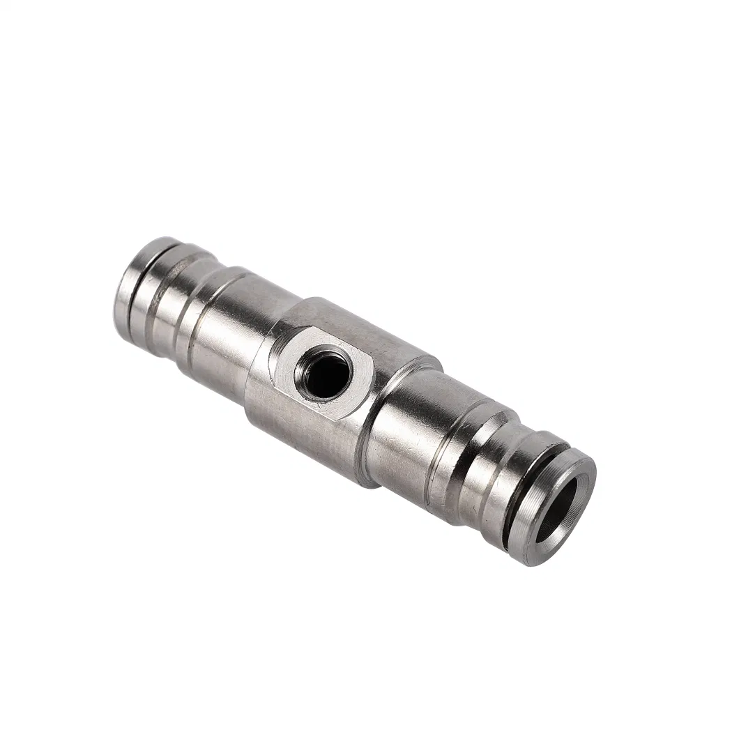 1/4&prime;&prime; Pipe Slip Lock Connector Nickel Plated Copper Quick Coupling High Pressure Misting Irrigation Od 6.35mm Tube Nozzle Fitting