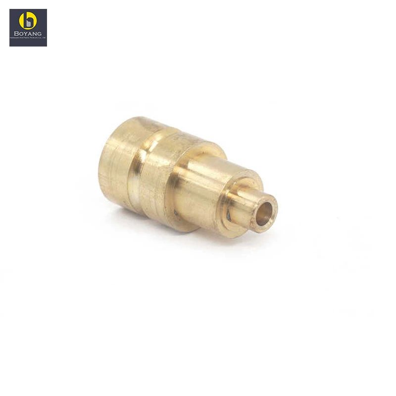 Custom CNC Turning Parts Pipe Clamp Connection Fittings Round Sanitary Brass Thread Ferrule