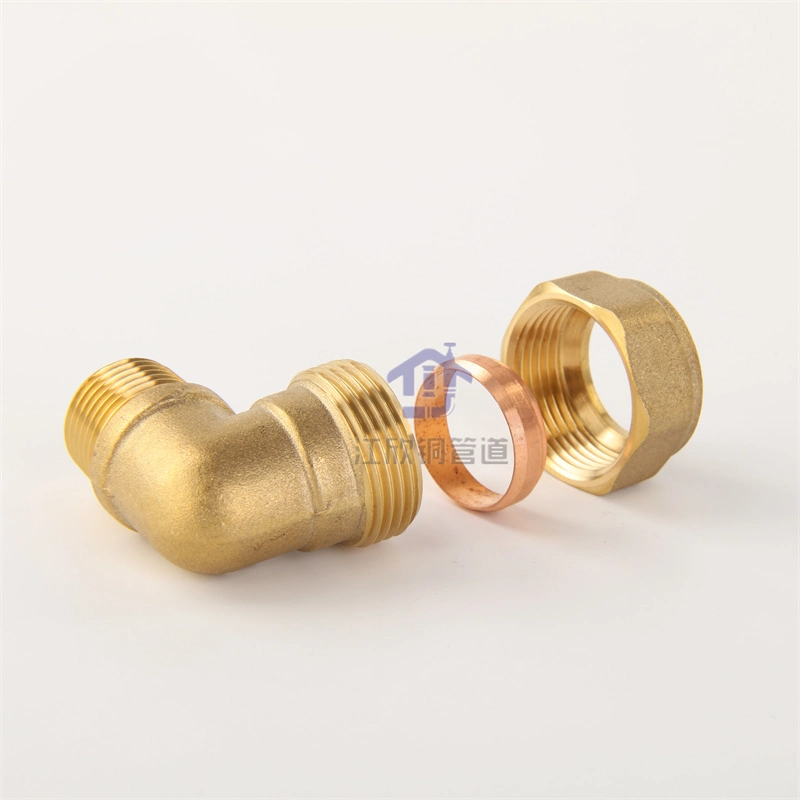 Brass Compression Tee Coupling Copper