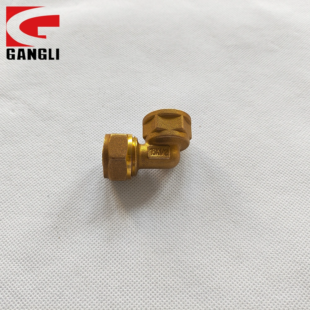 Female Elbow Compression Fittings for Al Plastic Pipe and Pex Pipe