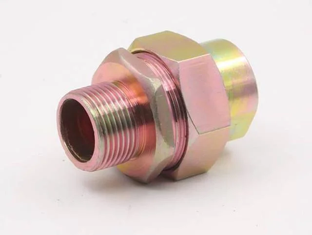 China Factory Brass Hydraulic and Pneumatic Fittings Threaded Forging Brass Double Compression Nut