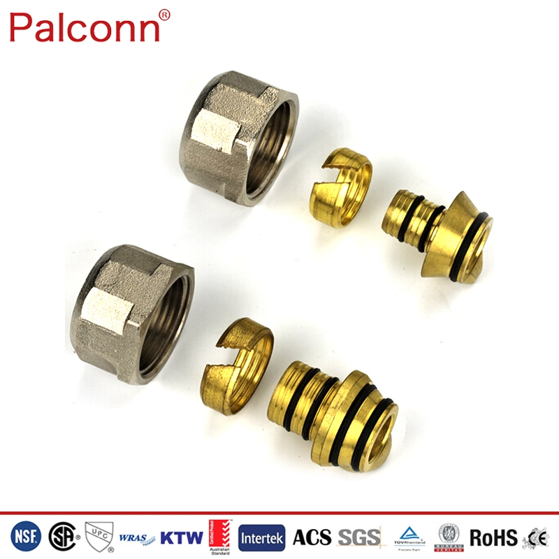 En21003 Brass Material 1/2&prime;&prime; Pex Al Pex Tube Press Fittings