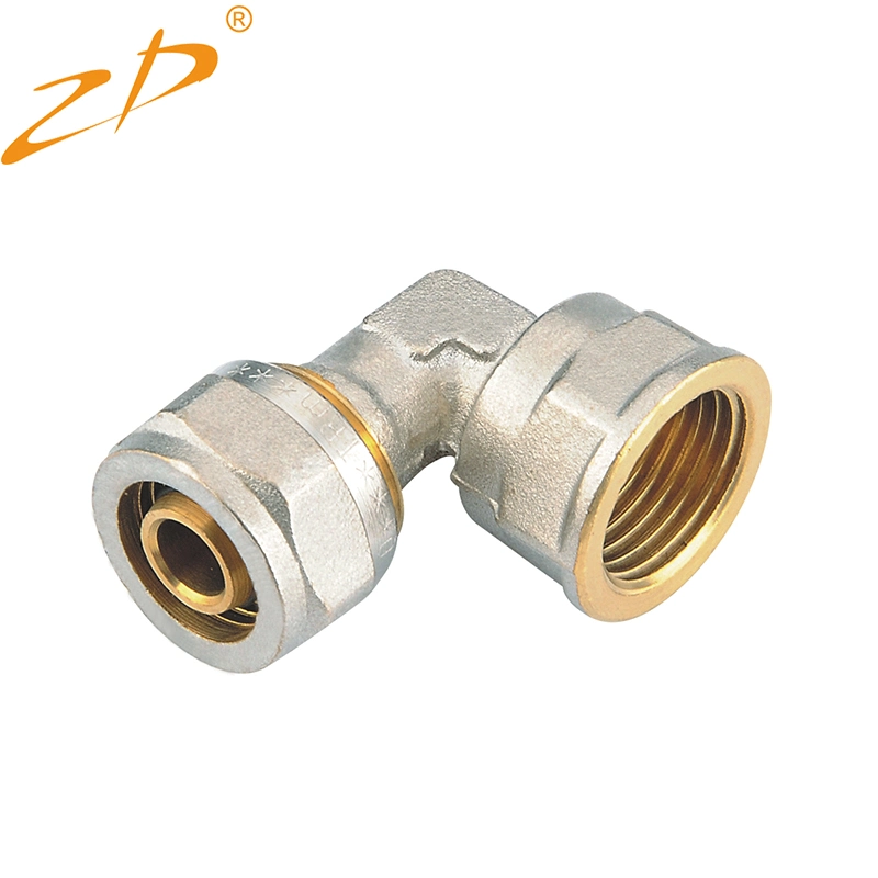Pex Fittings 90 Degree Brass Elbows 16-32mm Brass Compression Fitting