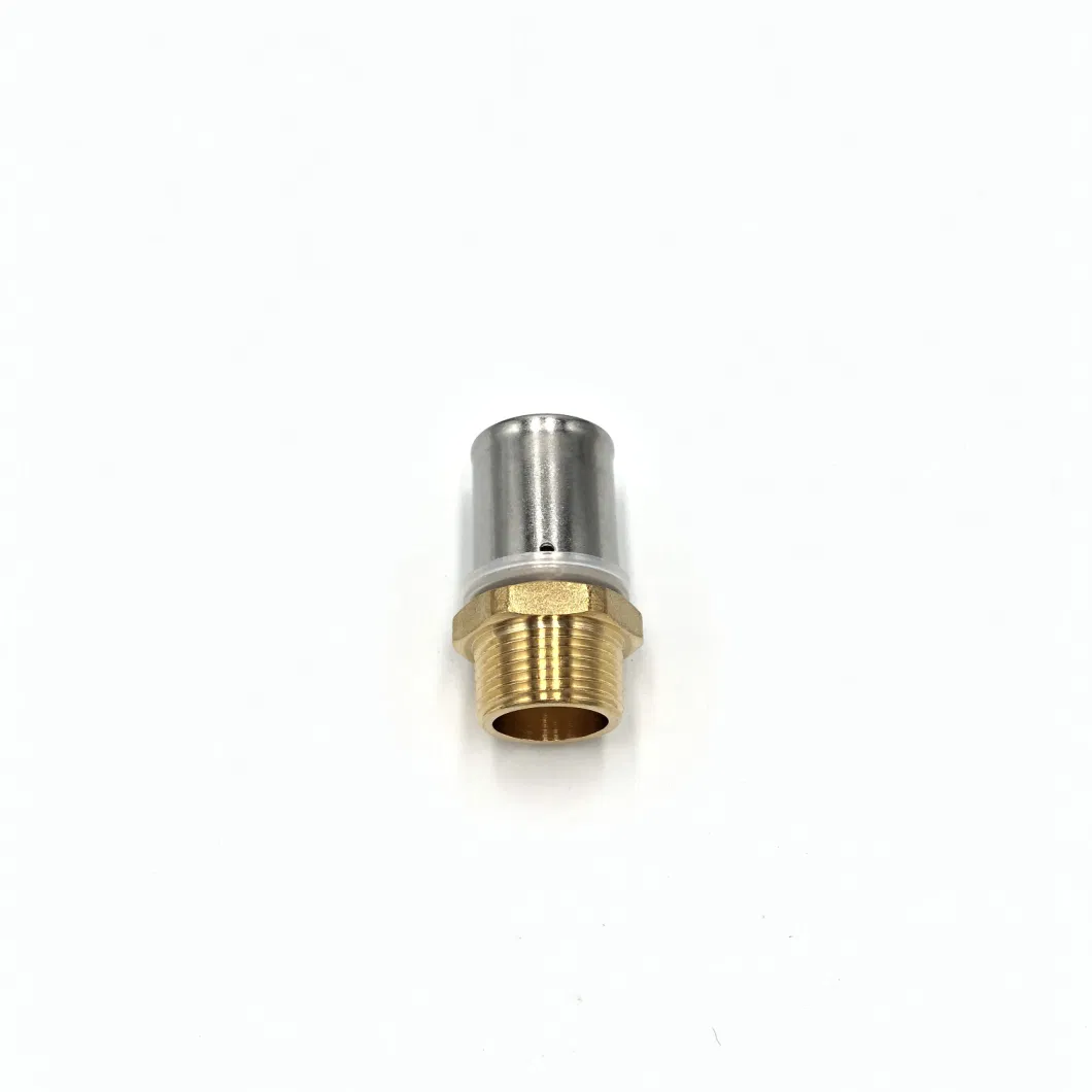 Drz Brass Male Straight Press Fitting for Pex Aluminum Pipe