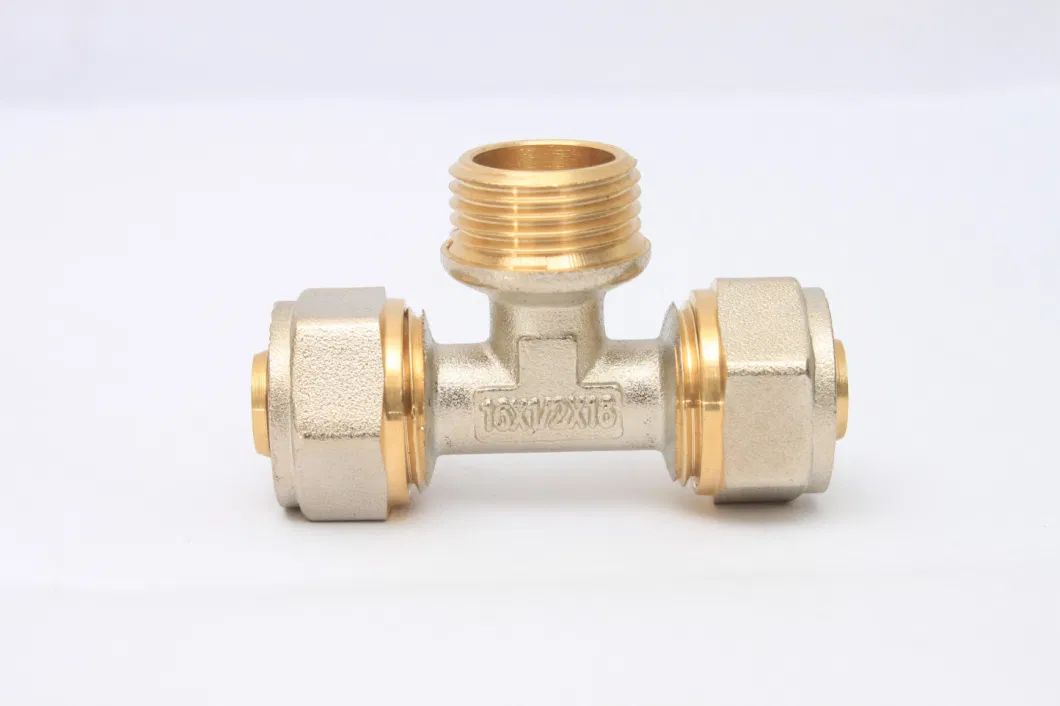 Factory Direct Brass Coupling Fitting for Pex-Al-Pex Pipe Compression Fittings/Plumbing Fitting/Copper Fitting/Water Fitting/Coupling with CE/Acs/Skz/Aenor