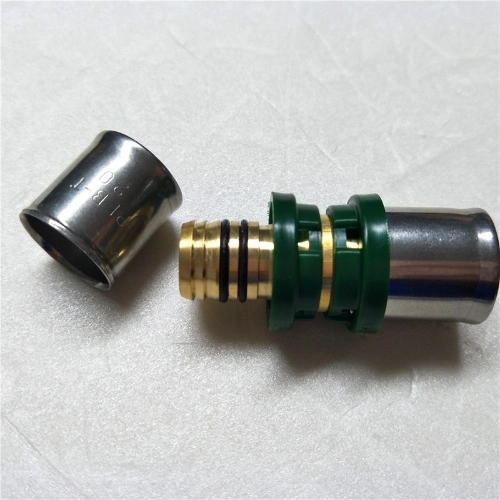 Th Press Br Fittings Manufactured From Cw617n Brass with Stainless Steel Sleeves