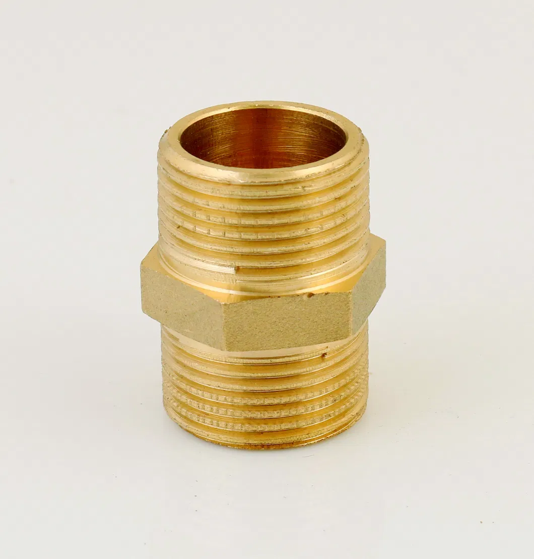 1/2&prime; &prime; 3/4&prime; &prime; 1&prime; &prime; 1/2&quot; X 3/8&quot; BSPT Male Thread Brass Pex Reduced Nipple Equal Hose Nipple Brass Fitting