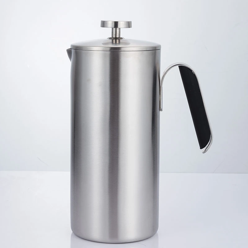 Kitchen Accessories Insulated Stainless Steel French Press Metal Coffee Maker