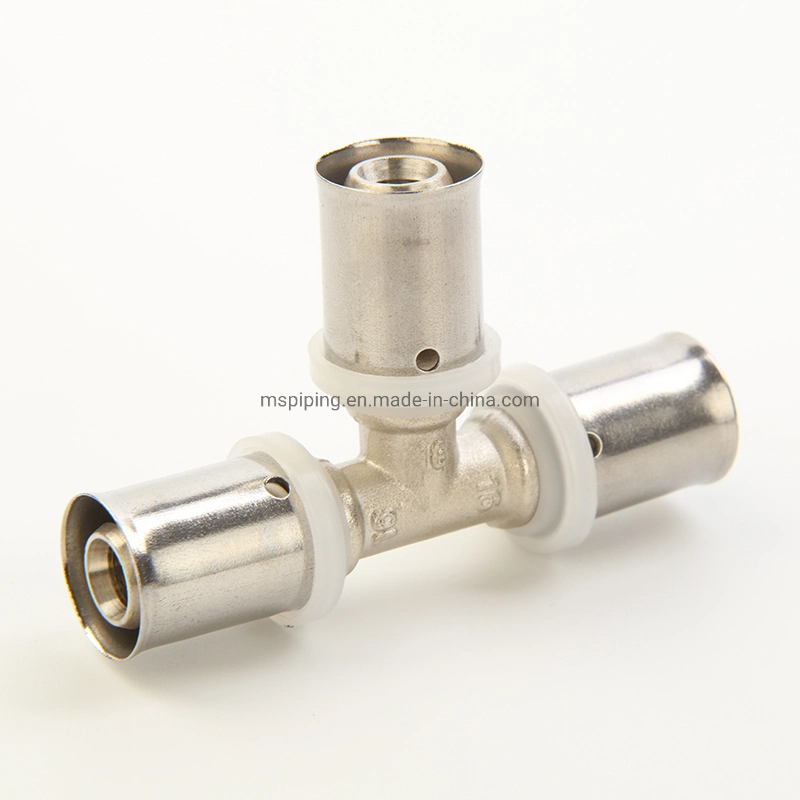 Press Fittings in Brass /Water Fitting/Gas Fitting/Copper/Coupling Fitting/Sanitary Fitting