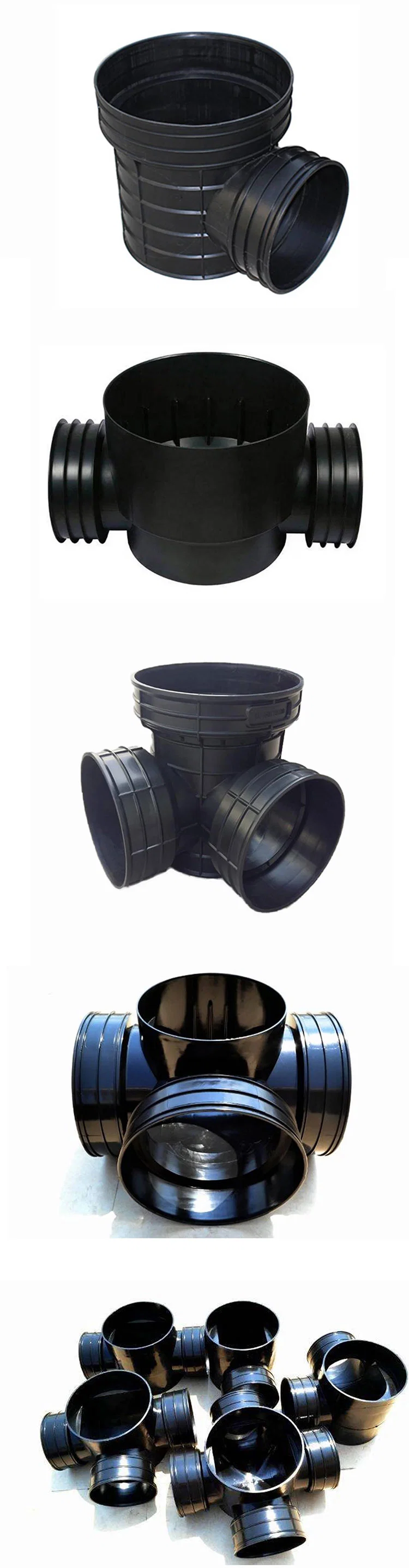 HDPE 45 &deg; Elbow Integrated Multiple Corrugated Pipe Accessories