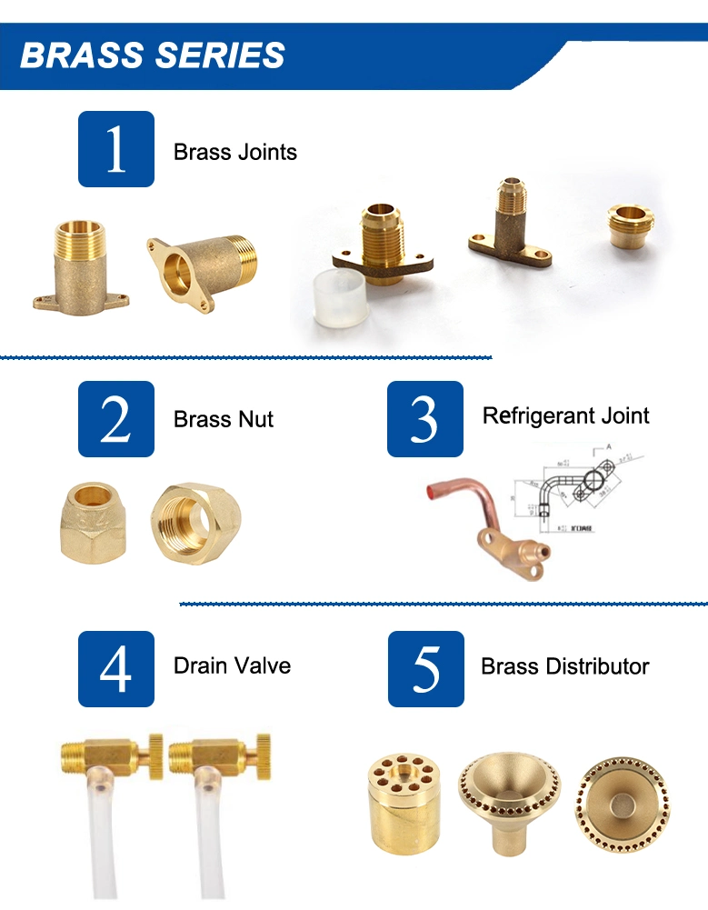 Brass Ferrule Fittings Plumbing Brass Connector Fittings