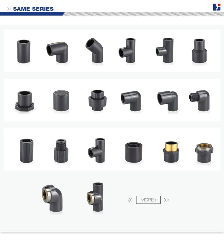 PVC-U Pressure Fittings 90deg Female Elbow Copper Thread Pipe Fittings