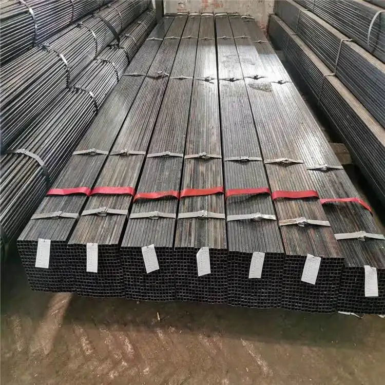 Hot Rolled Black Steel Square Tube/Rectangular Hollow Tubular Steel Pipe