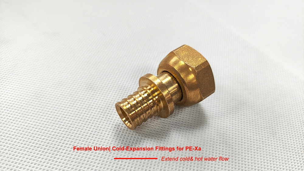 Brass Female Union Pex Sliding Fitting Cold-Expansion Fitting