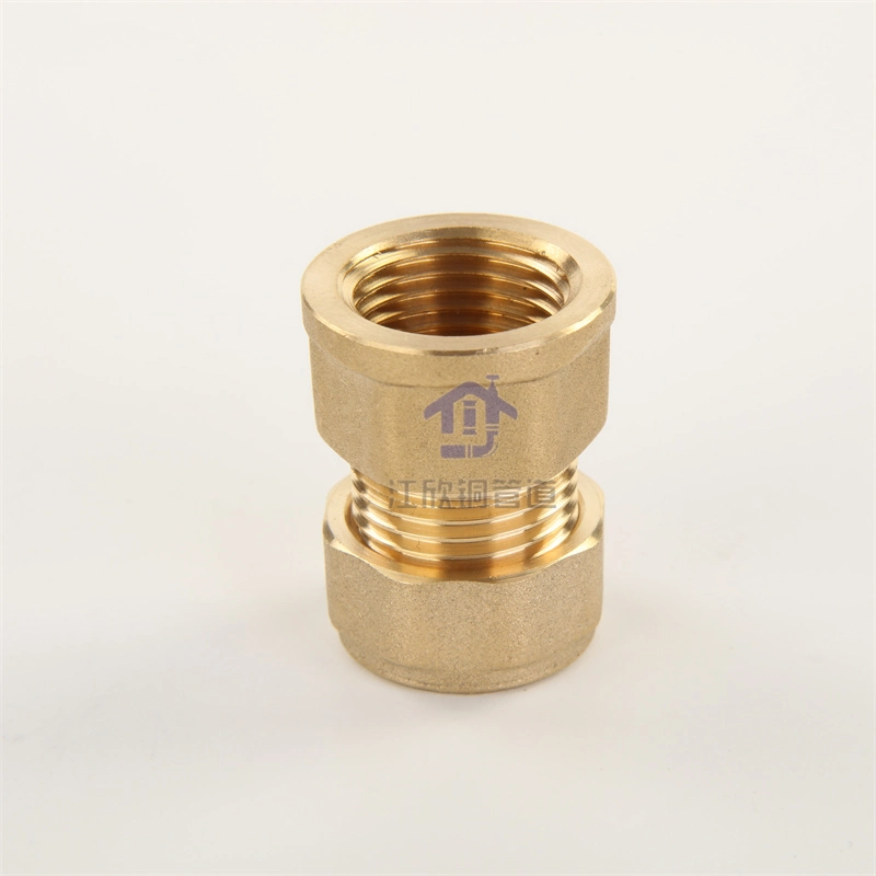 Brass Compression Tee Coupling Copper