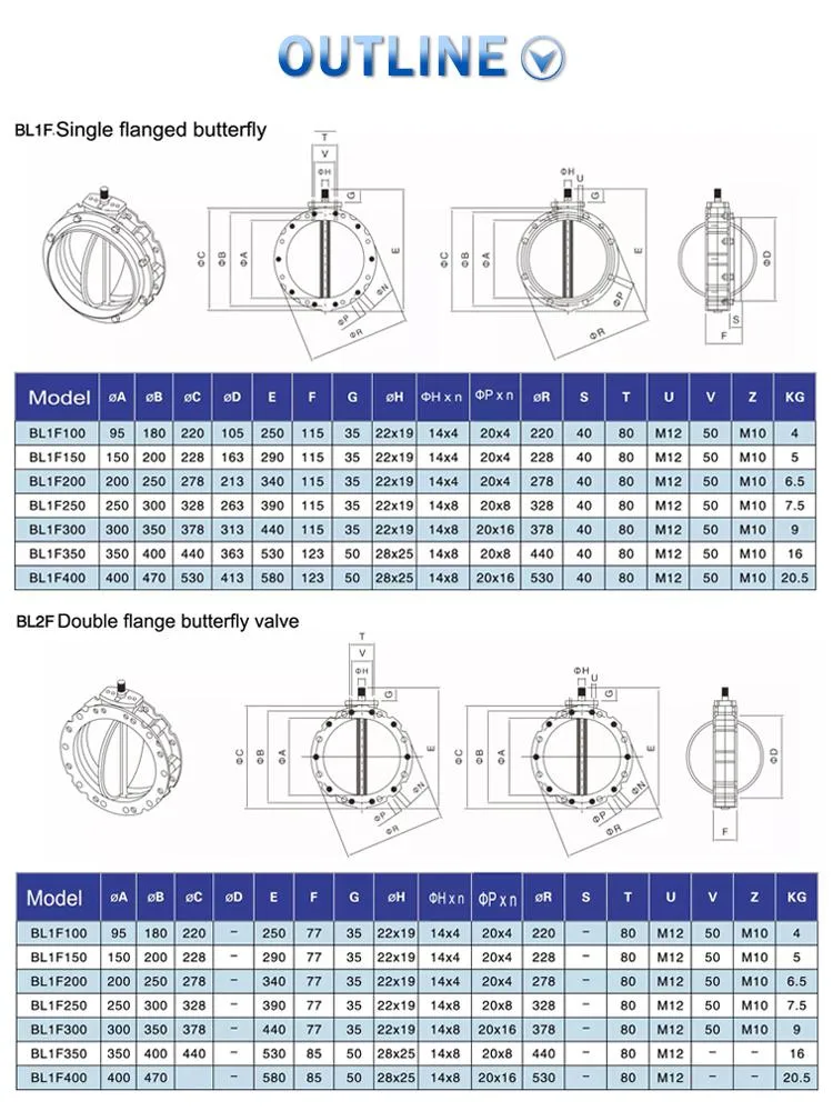 Butterfly Handles Ball Actuator Brass DN200 Flange Lug Electric Cast Steel Pneumatic Wafer Type Butterfly Valve