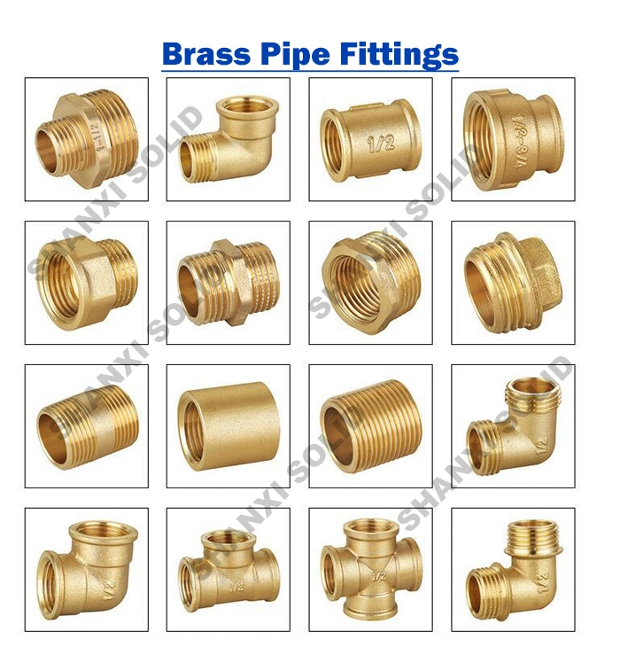 Brass Fitting Plumbing Elbow Flared Female Thread Elbow with Seat