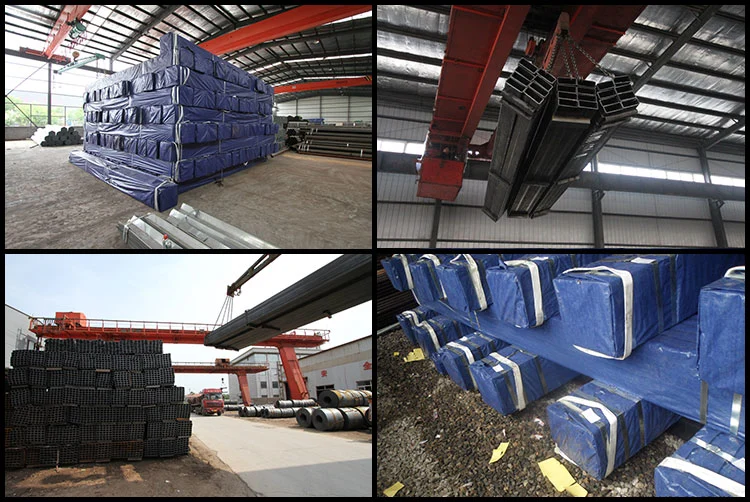 China Square Tube 2525 50X50 etc Iron Square and Rectangular Tube Black Ms Square Steel Pipe