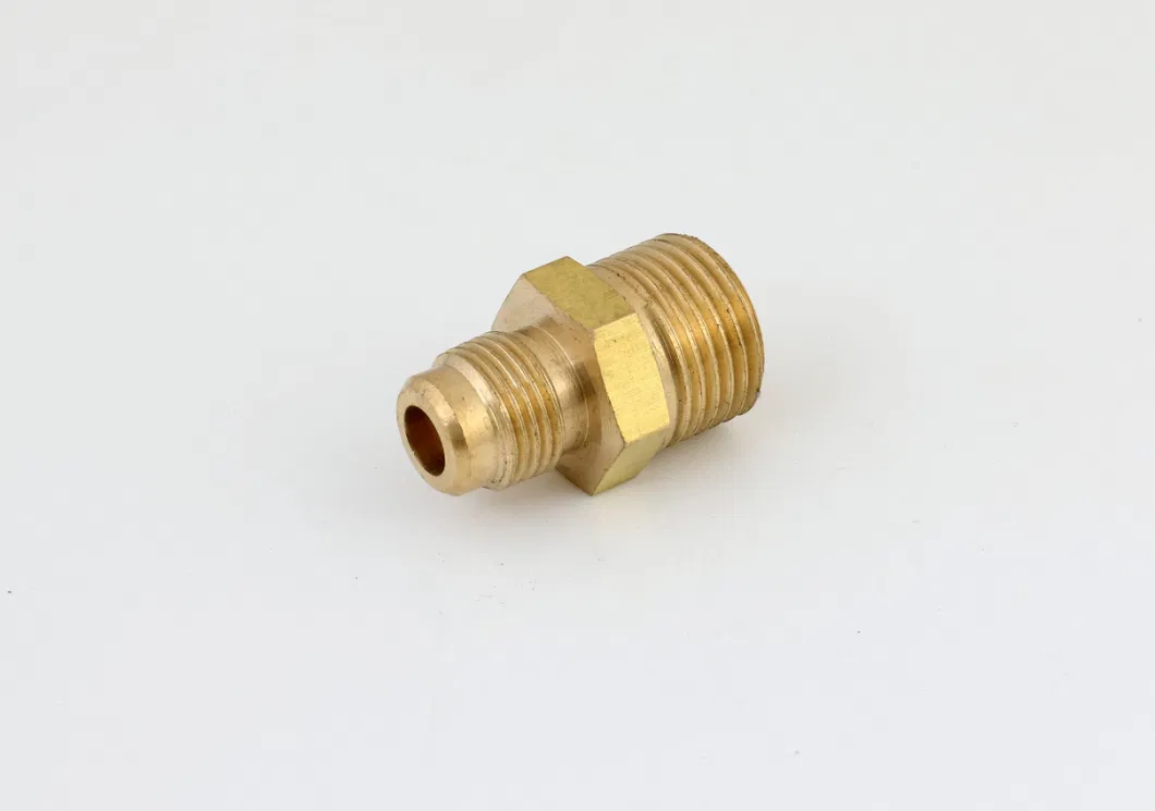 Brass NPT to Flare Straight Gas Fittings