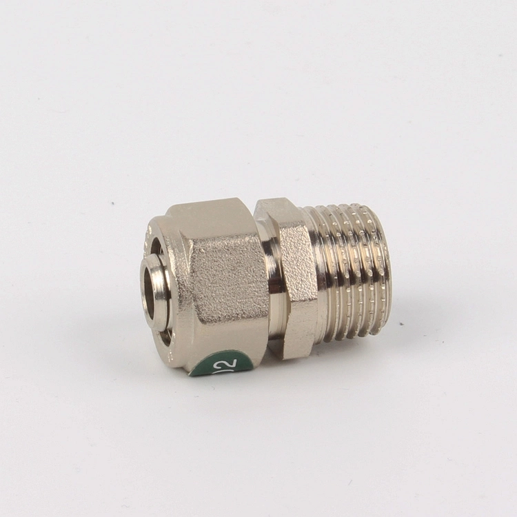 Factory Price Brass Compression Male Thread Coupling