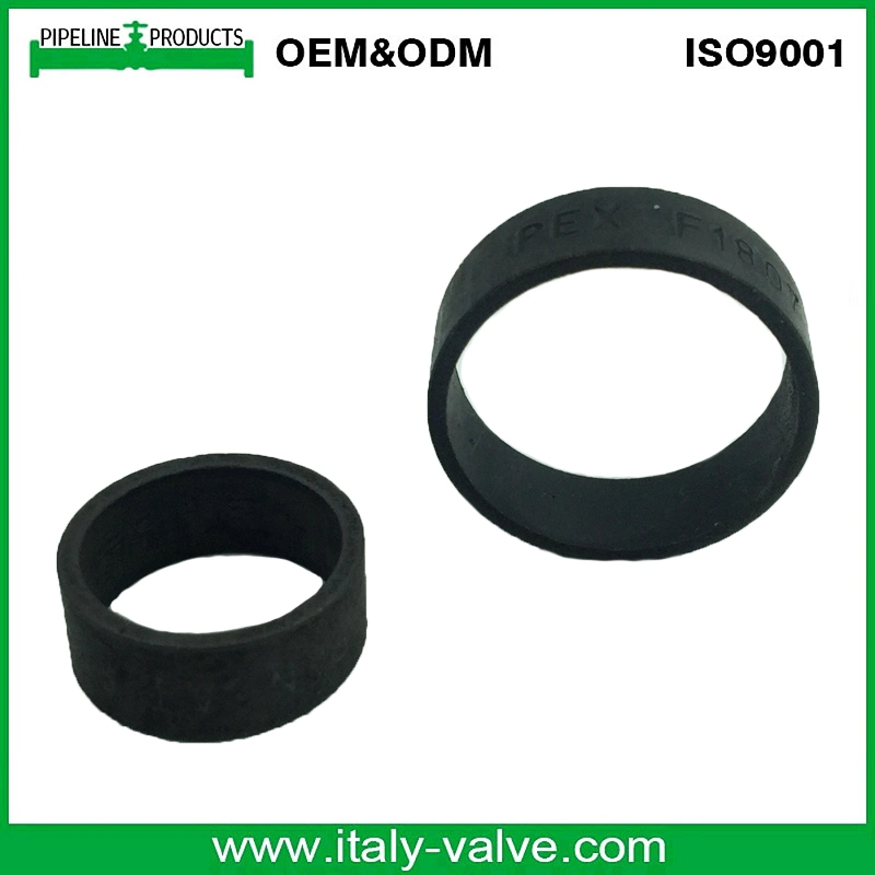 Customized 3/8&quot; Black Lead Free Pex Crimp Rings for Brass Fitting