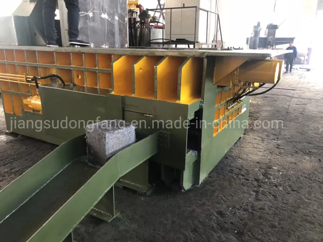 Hydraulic Scrap Metal Baler Waste Steel Copper Aluminum Tubes Cans Iron Baling Press