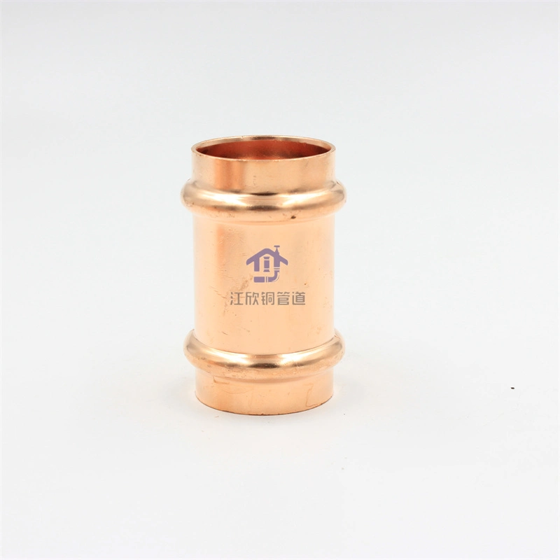 High-Quality Copper V-Press Reducer Elbow Big R Tee Coupling for Water Heating System