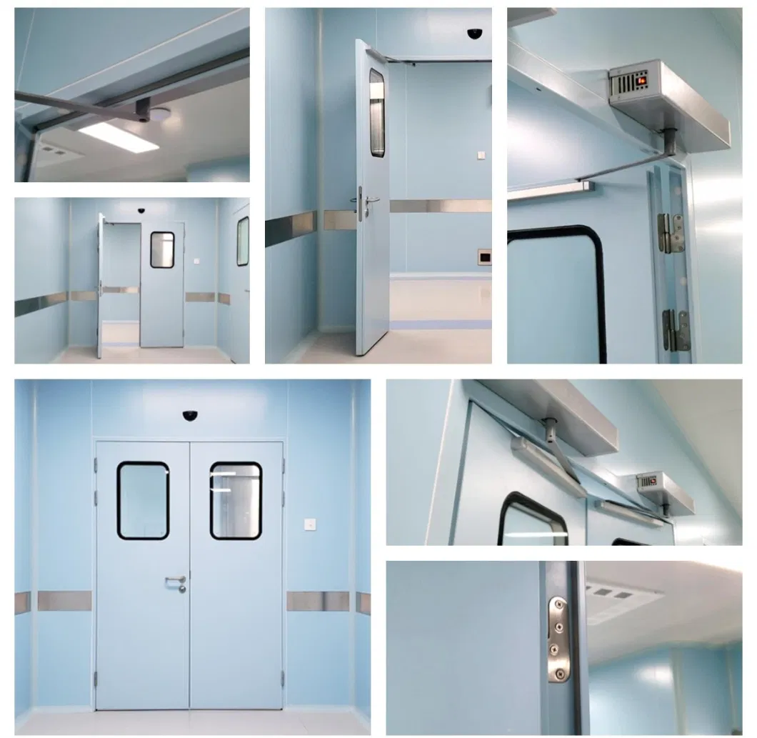 Clean Room Airtight Aluminum Frame Door Single Medical Door for Hospital or Lab