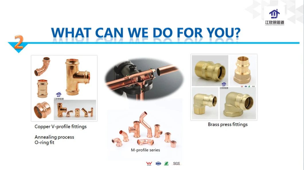 Copper M-Profile Press 90 Degree Elbow Plumbing Gas/Water Pipe Fittings