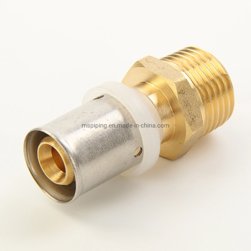 Press Fittings in Brass /Water Fitting/Gas Fitting/Copper/Coupling Fitting/Sanitary Fitting