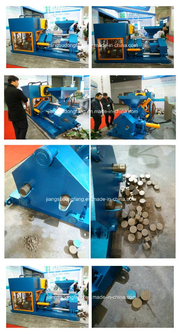 Hydraulic Metal Aluminum Steel Tubes Briquette Press