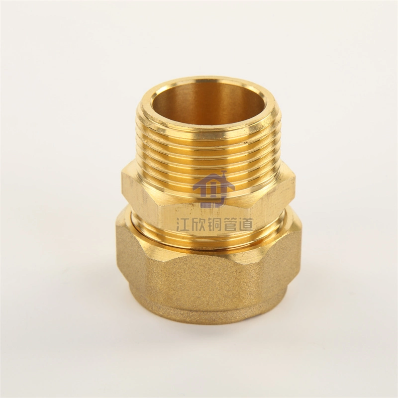 Brass Compression Tee Coupling Copper