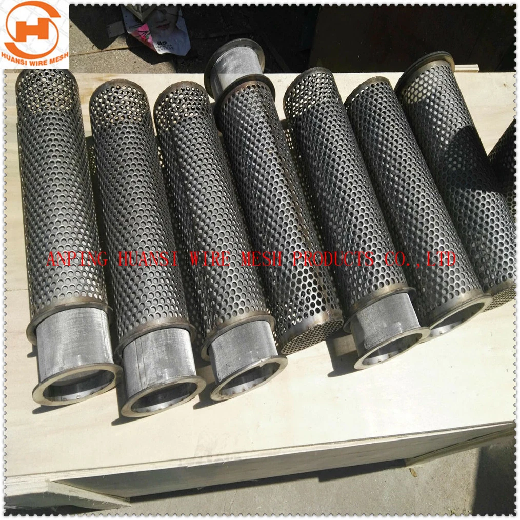 Stainless Steel Perforated Metal Mesh Pipe for Exhaust System